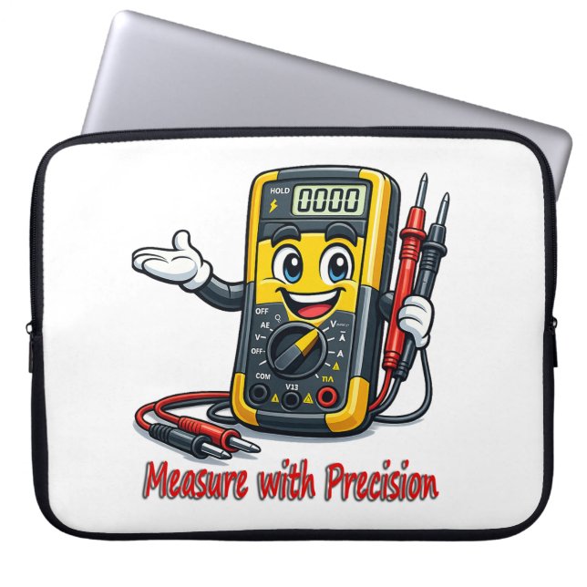 Capa Para Notebook Multimeter Cartoon Measure With Precision Laptop S (Frente)