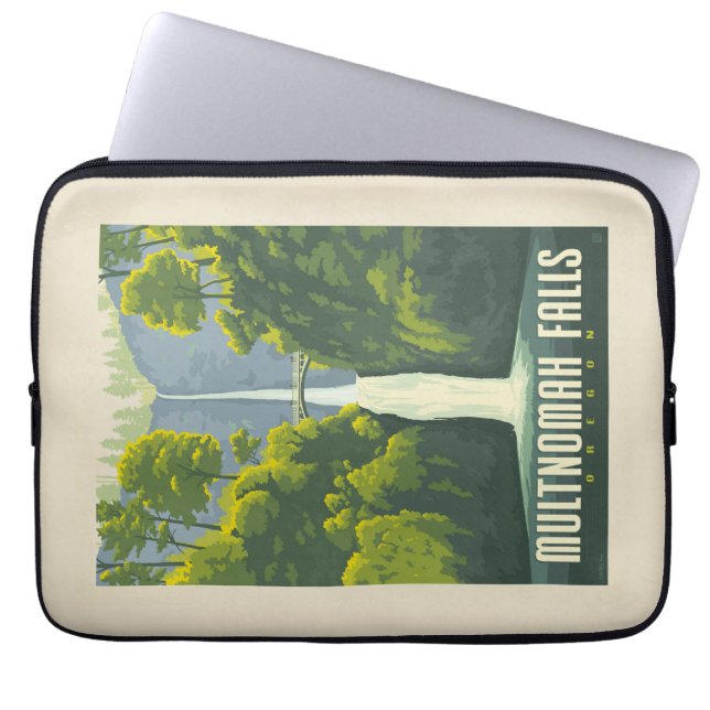 Capa Para Notebook Multnomah Falls | Oregon (Frente)