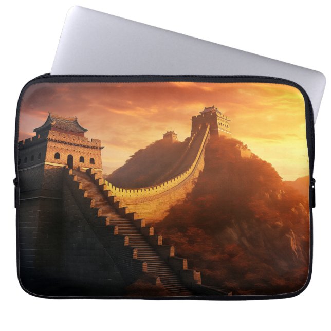 Capa Para Notebook Muro de excelente da China Sunset Bolsa de laptop  (Frente)