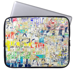Capa Para Notebook Muro de rua de grafite. Grunge wallart,street,back