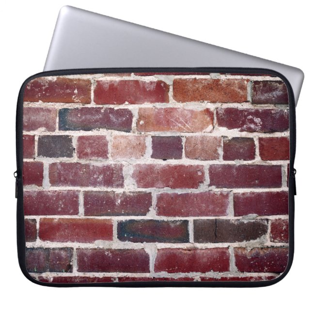 Capa Para Notebook Muro de tijolo castanho (Frente)