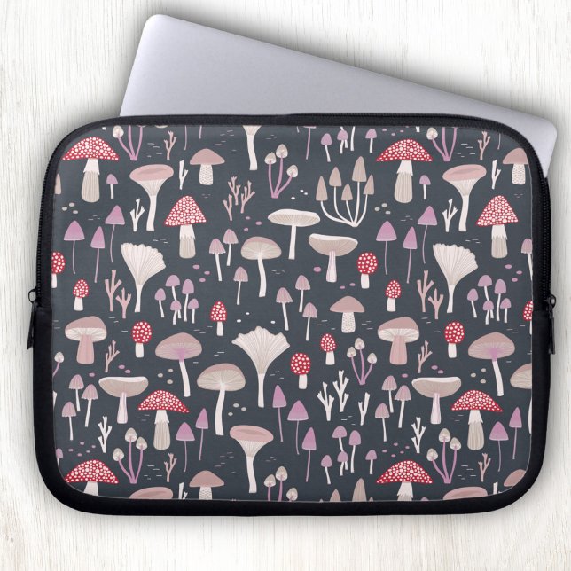 Capa Para Notebook Mushroom Toadstool Fungi (Mushroom toadstool fungi laptop sleeve case)