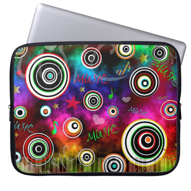 Capa Para Notebook Música (Frente)