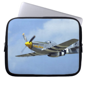 Capa Para Notebook Mustang norte-americano de P-51D, cavalo pequeno