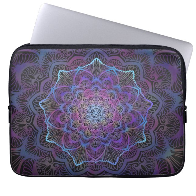 Capa Para Notebook Mystic Bloom Mandala (Frente)
