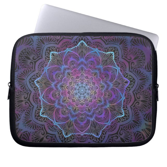 Capa Para Notebook Mystic Bloom Mandala (Frente)