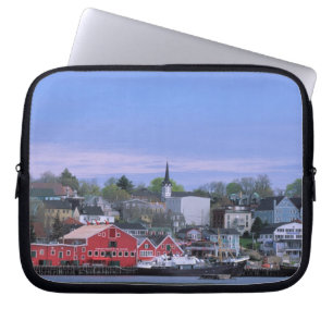 Capa Para Notebook N.A. Canadá, Nova Escócia. Uma vista de Lunenburg,