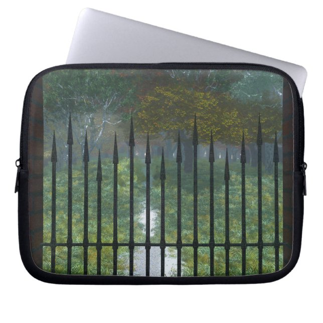 Capa Para Notebook Na Bolsa de laptop da Floresta Antiga (Frente)