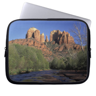 Capa Para Notebook NA, EUA, Arizona, Sedona. Cathedral Rock e Oak
