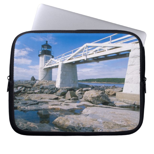 Capa Para Notebook NA, EUA, Maine, Port Clyde.  Marshall Point (Frente)
