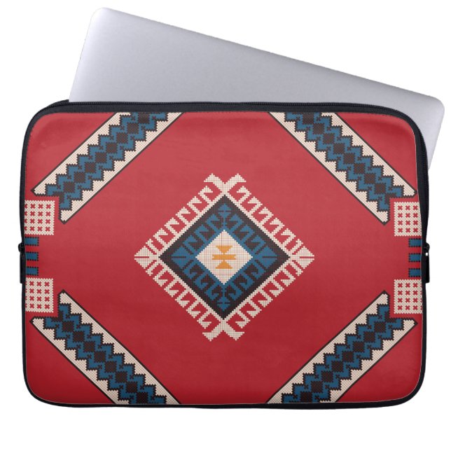 Capa Para Notebook Na moda clássico geométrico de cor gira (Frente)