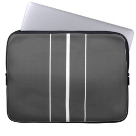 Capa Para Notebook Na moda Dark Cinza Branca de Corrida Vertical