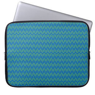 Capa Para Notebook Na moda, Emerald e Blue Geométrico