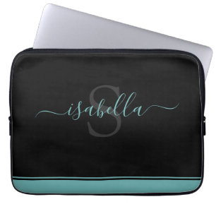 Capa Para Notebook Na moda Moderno Simples Monograma de Lama de Lapto