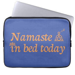 Capa Para Notebook Namaste na cama