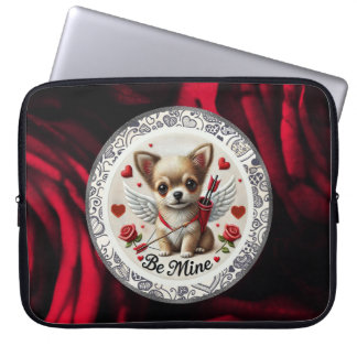Capa Para Notebook Namorados Angel Chihuahua Bolsa de laptop - Seja m