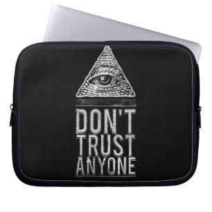 Capa Para Notebook Não confie qualquer um