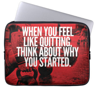 Capa Para Notebook Não Sair - Motivação do Workout