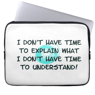 Capa Para Notebook Não tenha Bolsa de laptop de tempo