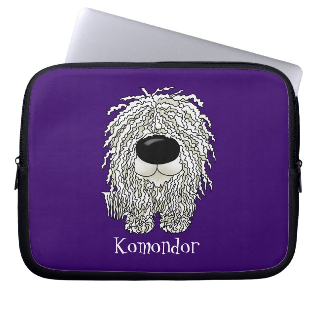 Capa Para Notebook Nariz grande Komondor (Frente)