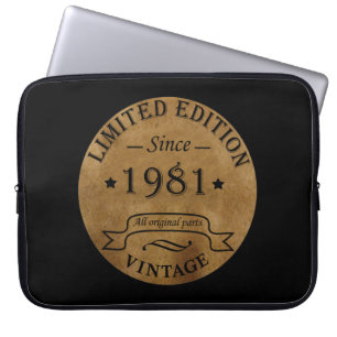 Capa Para Notebook Nascer de aniversário de 1981