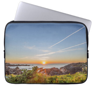 Capa Para Notebook Nascer do sol na praia de Armação