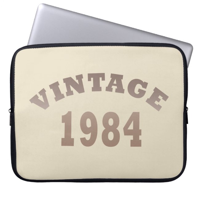 Capa Para Notebook Nascido em 1984 presente de aniversário moderno vi (Frente)