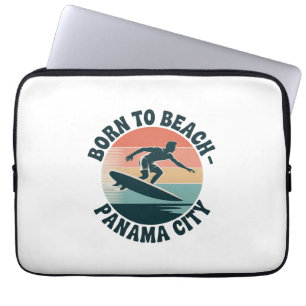 Capa Para Notebook Nascido para a Praia Panama City