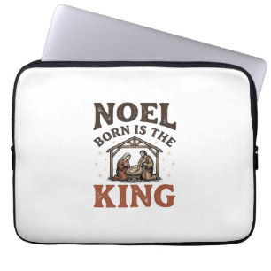 Capa Para Notebook Nascimento de Natal é o Rei Vintage Natal Natal