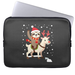 Capa Para Notebook Natal da Preguiça Alpaca (1)