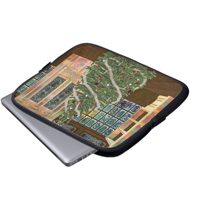 Capa Para Notebook Natal mágico (Frente Inferior)