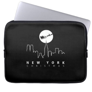 Capa Para Notebook Natal na Cidade de Nova York