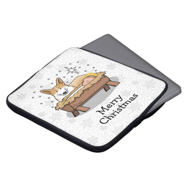 Capa Para Notebook Natal Natividade Pembroke Welsh Corgi (red1) Diver (Frente Topo)