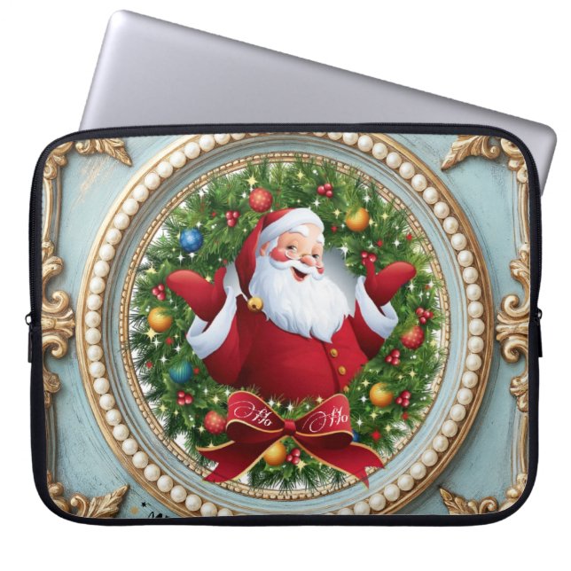 Capa Para Notebook Natal Santa (Frente)