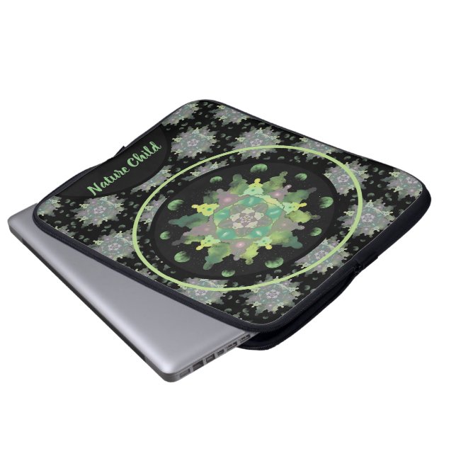 Capa Para Notebook Nature Child Mandala Padrão (Frente Inferior)