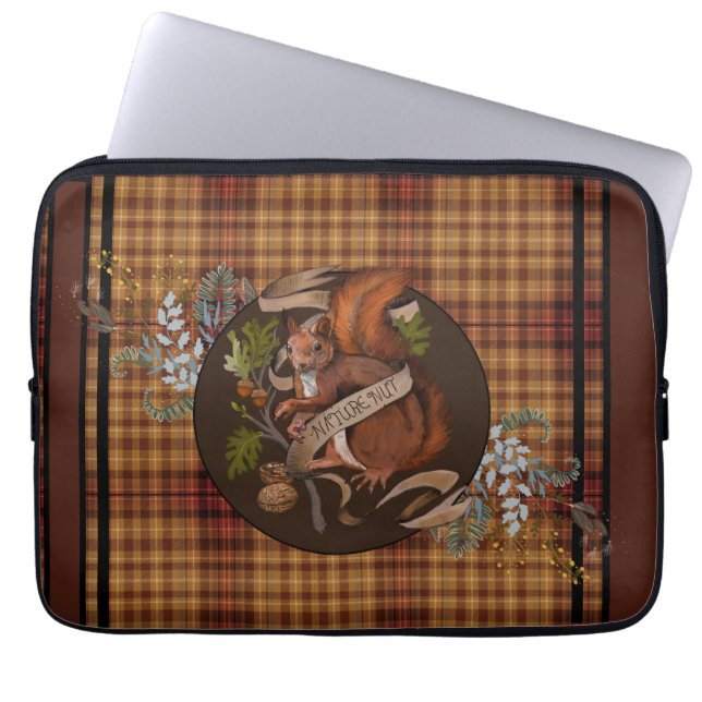 Capa Para Notebook Nature Nut Squirrel (Frente)