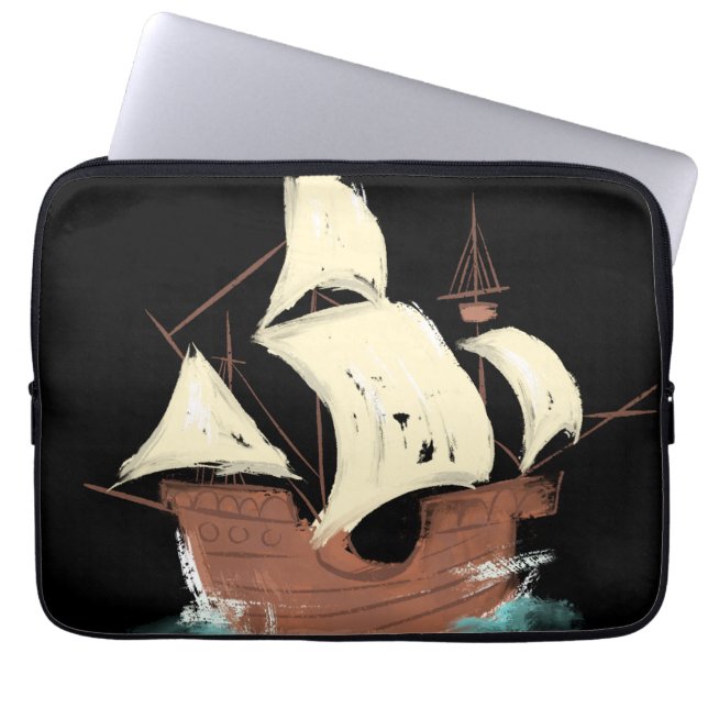 Capa Para Notebook navio (Frente)