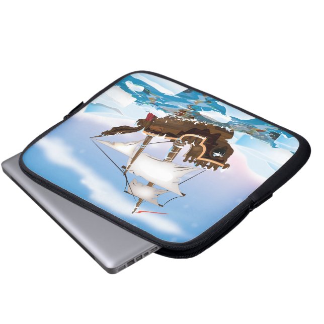 Capa Para Notebook Navio de quebra-gelo (Frente Inferior)