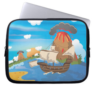 Capa Para Notebook Navio Pirata