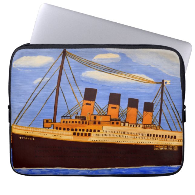 Capa Para Notebook Navio Titanic  (Frente)