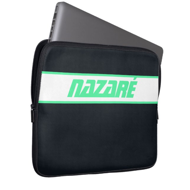 Capa Para Notebook Nazaré – Portugal Surfin Surf (Frente Esquerda)