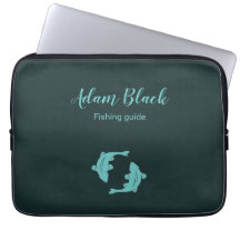 Negócios do guia de pesca azul