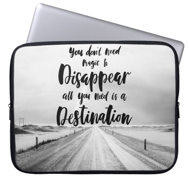 Capa Para Notebook Nenhuma Magia Necessária (Frente)