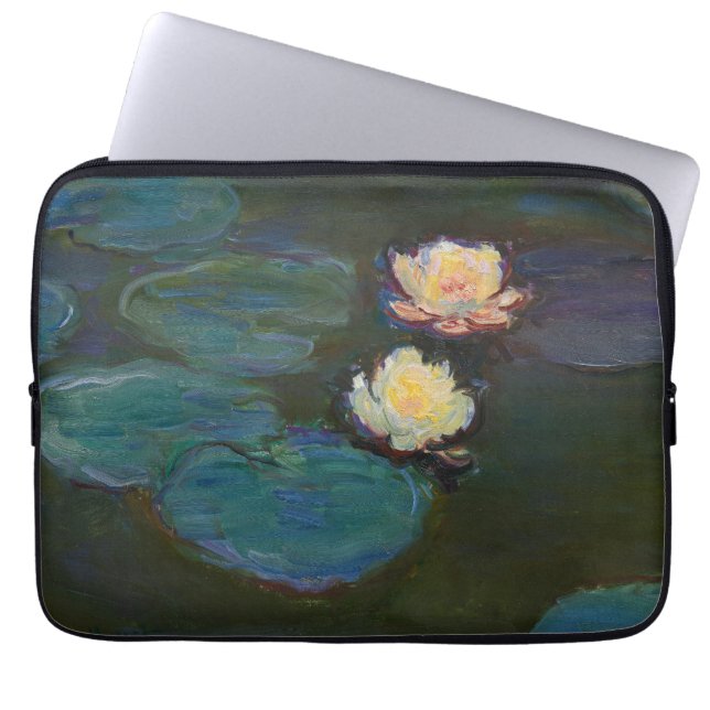 Capa Para Notebook Nenúfares de Claude Monet Arte a Óleo Impressionis (Frente)