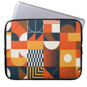 Capa Para Notebook Neo geo: composição do abstrato de vintage