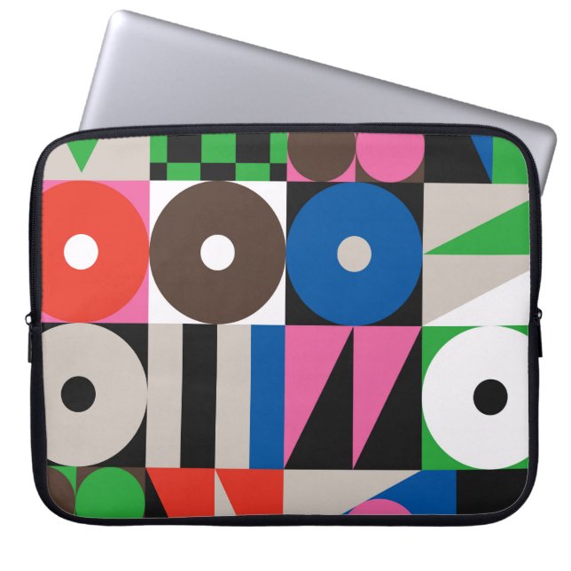 Capa Para Notebook Neo Modernismo - padrão trabalho de arte feito com (Frente)