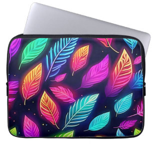 Capa Para Notebook Neon deixa a arte brilhante vibrante