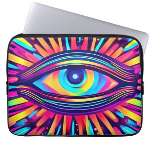 Capa Para Notebook Neon Eye do Cosmos