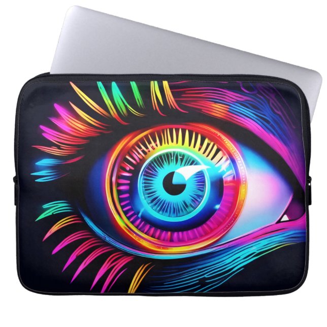 Capa Para Notebook Neon Eye Dream (Frente)