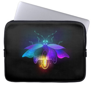 Capa Para Notebook Neon Firefly a preto